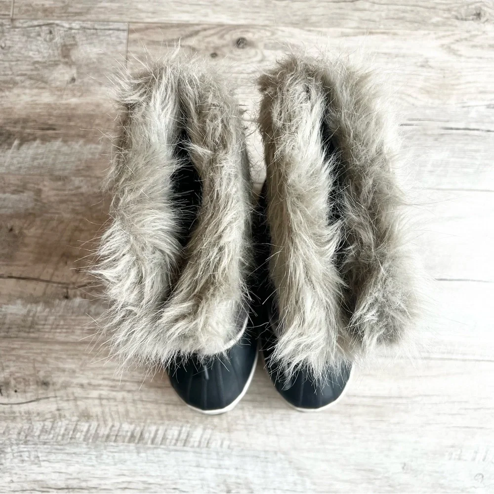 Sorel Suede Tall Joan of Arc Waterproof Lined Light Purple Faux Fur Winter Boots